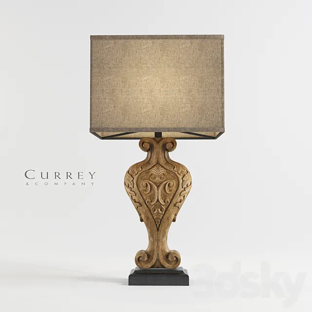 CURAY Hourglass Table Lamp 3DModel CURAY Hourglass Table Lamp 3DModel