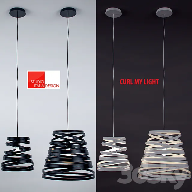 CURL MY LIGHT-SO 3D Model CURL MY LIGHT-SO 3D Model