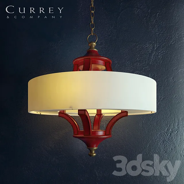 Currey and Company chandelier Shanghai 3DModel Currey and Company chandelier Shanghai 3DModel
