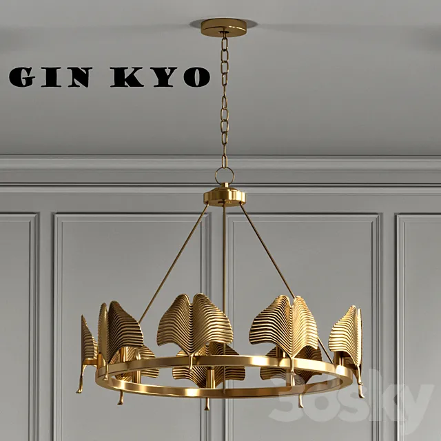 CURREY AND COMPANY gin kyo chandelier 3DModel
