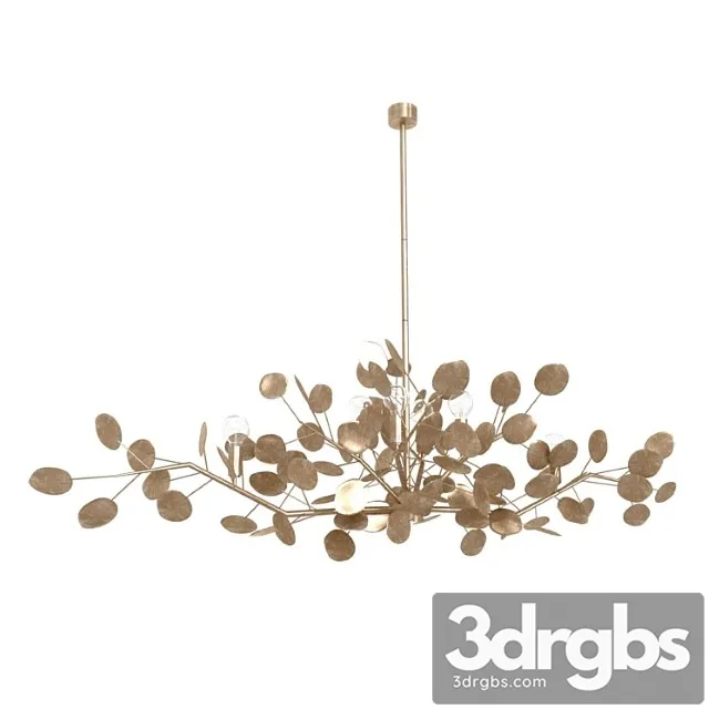 Currey and company lunaria oval chandelier Currey and company lunaria oval chandelier