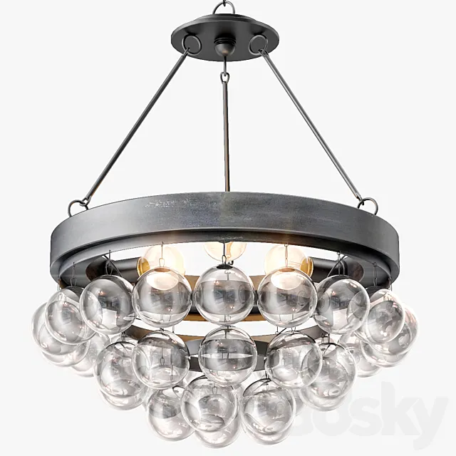 Currey & Company Balthazar 3DModel Currey & Company Balthazar 3DModel