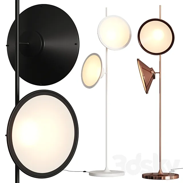 Currey & Company Bulat Floor Lamp 3DModel Currey & Company Bulat Floor Lamp 3DModel