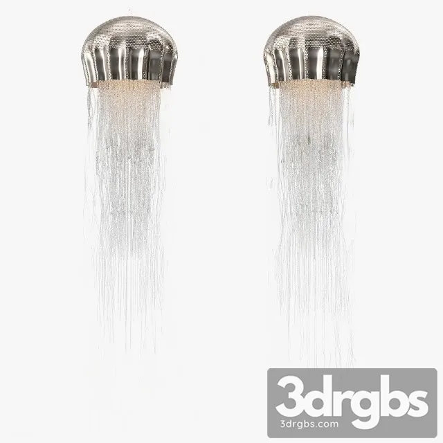 Currey Company Medusa Pendant Large 3D Model Download Currey Company Medusa Pendant Large 3D Model Download