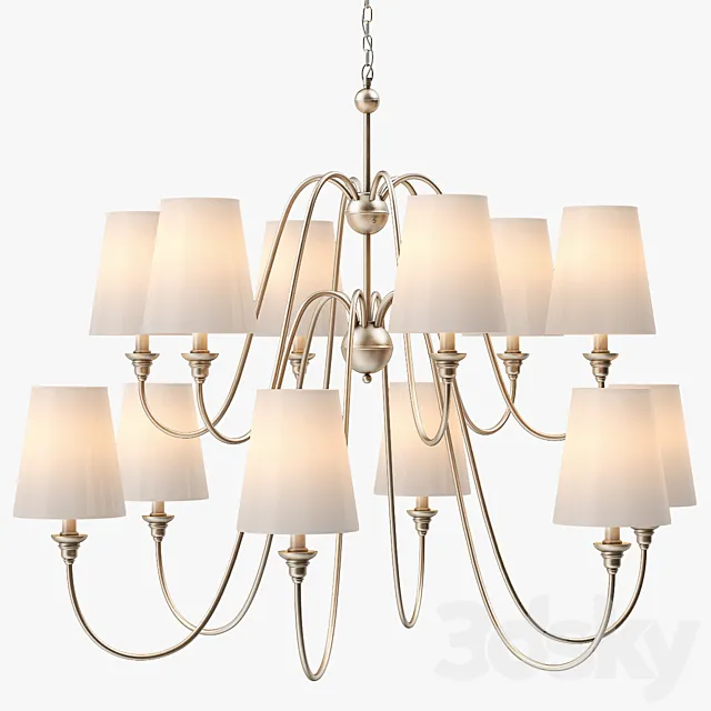 Currey & Company Orion 3D Model Currey & Company Orion 3D Model