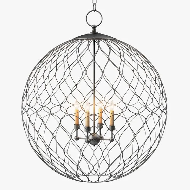 Currey & Company Simpatico Large 3D Model Currey & Company Simpatico Large 3D Model