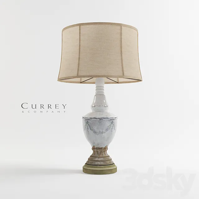 currey Ladywell Table Lamp 3D Model currey Ladywell Table Lamp 3D Model