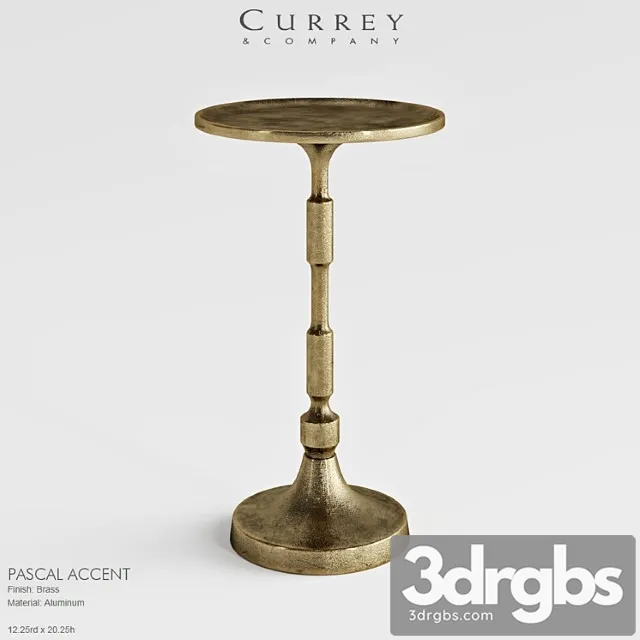 Currey pascal accent table 2 3D Model Download