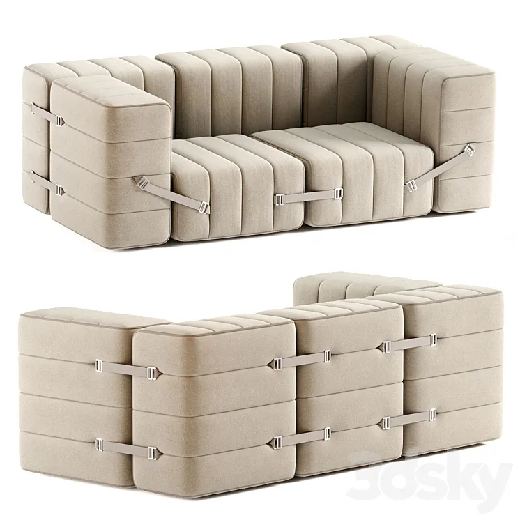 Curt Modular Sofa 3D Model Free Download Curt Modular Sofa 3D Model Free Download