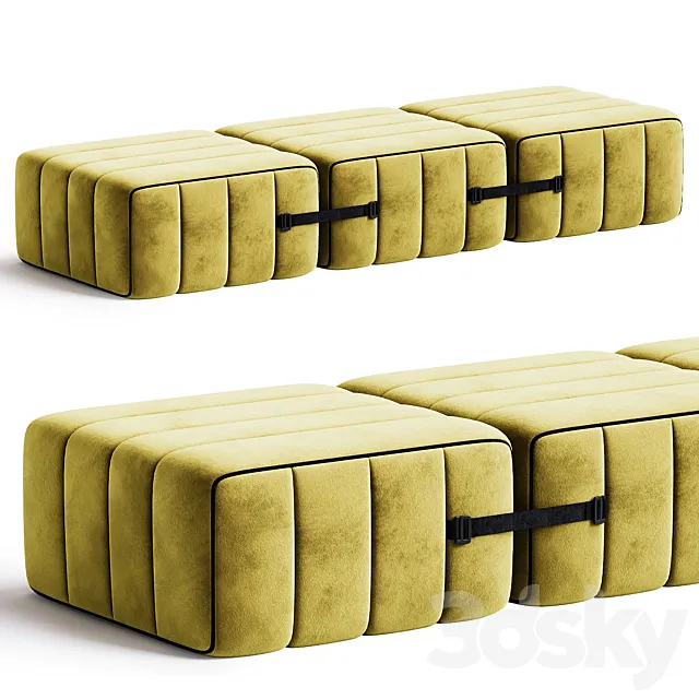 Curt Sofa System 3D Model Curt Sofa System 3D Model