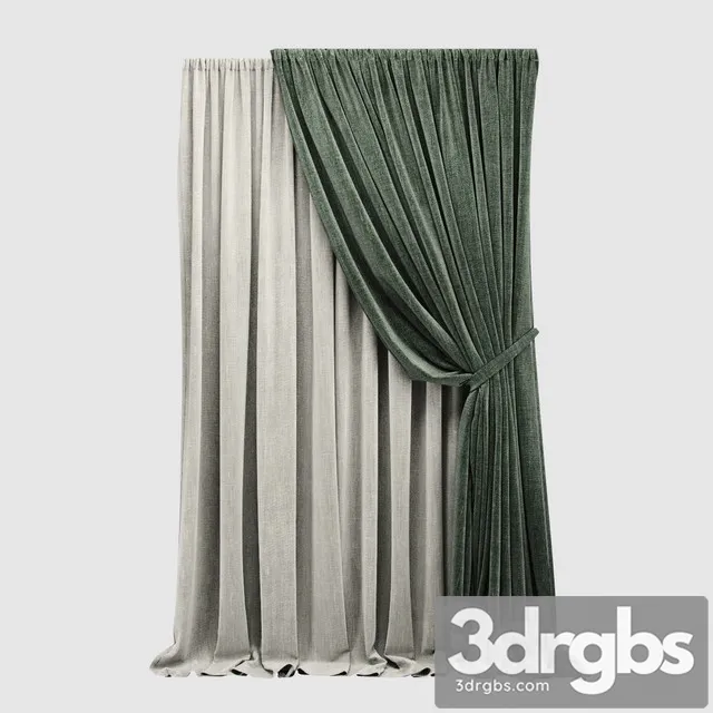 Curtain 003 3D Model Download