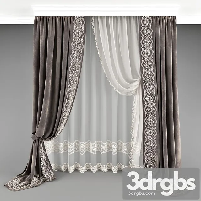 Curtain 012 3D Model Download
