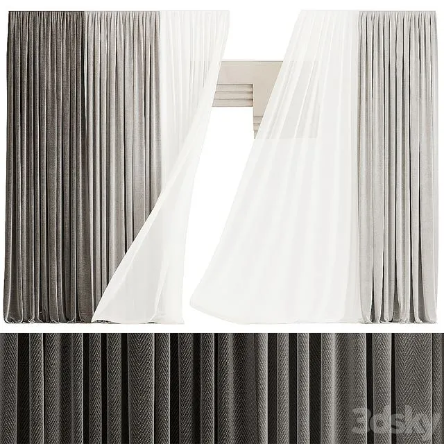 Curtain 02 3D Model