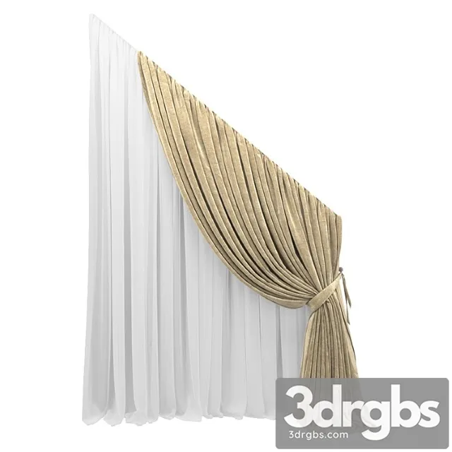 Curtain 021 3D Model Download