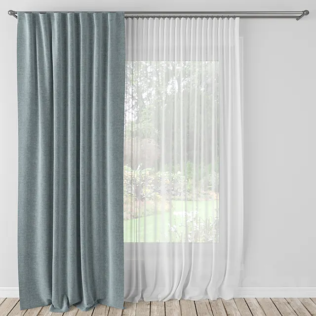 Curtain 04 3D Model