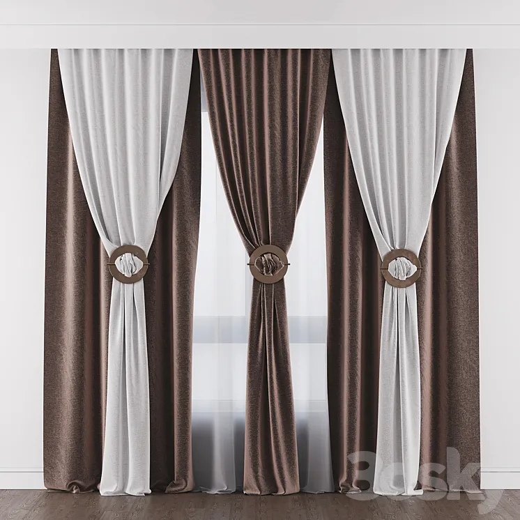 Curtain 05 3D Model Free Download