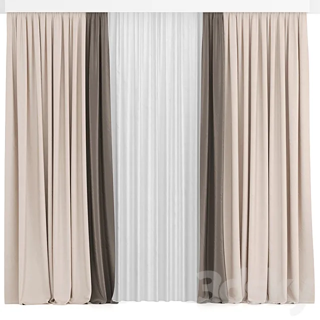 Curtain 08_ Curtains 3D Model Curtain 08_ Curtains 3D Model