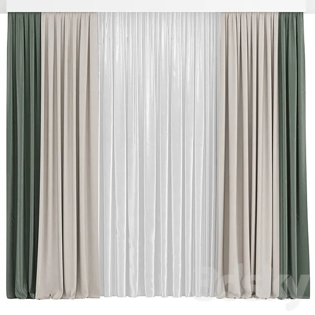Curtain 09_ Curtains 3D Model Curtain 09_ Curtains 3D Model