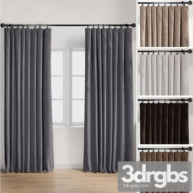 Curtain 1 3D Model Download