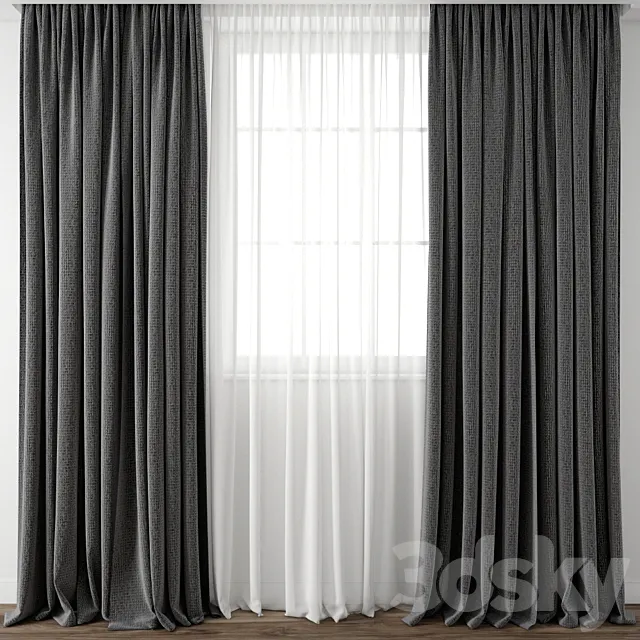 Curtain 101 3D Model Curtain 101 3D Model