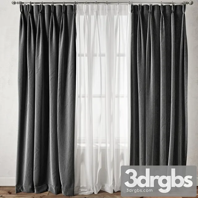 Curtain 102 3D Model Download