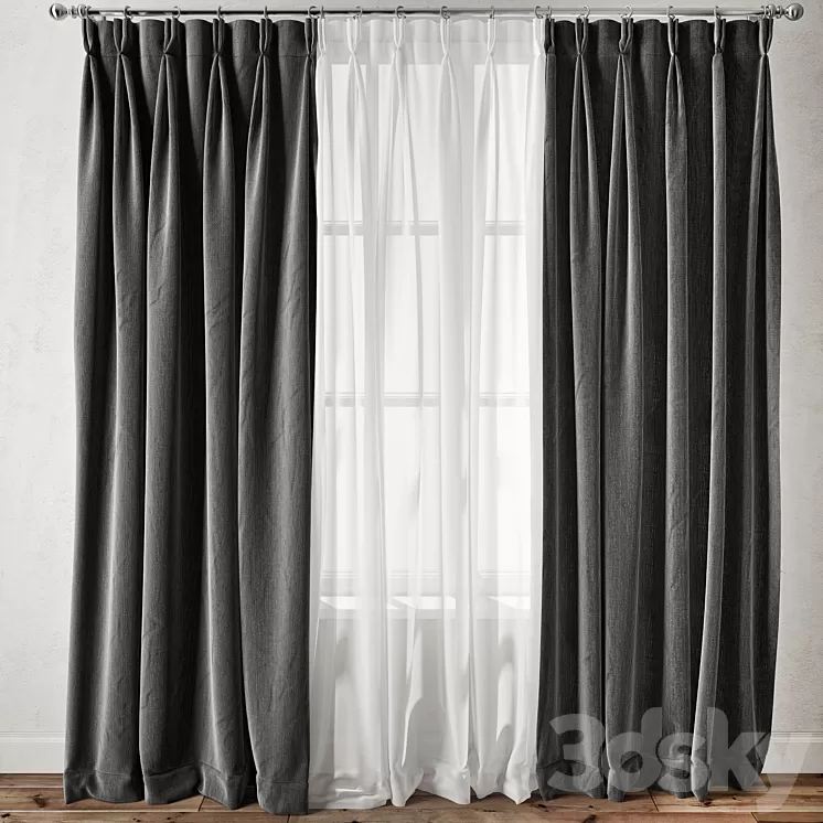 Curtain 102 3D Model
