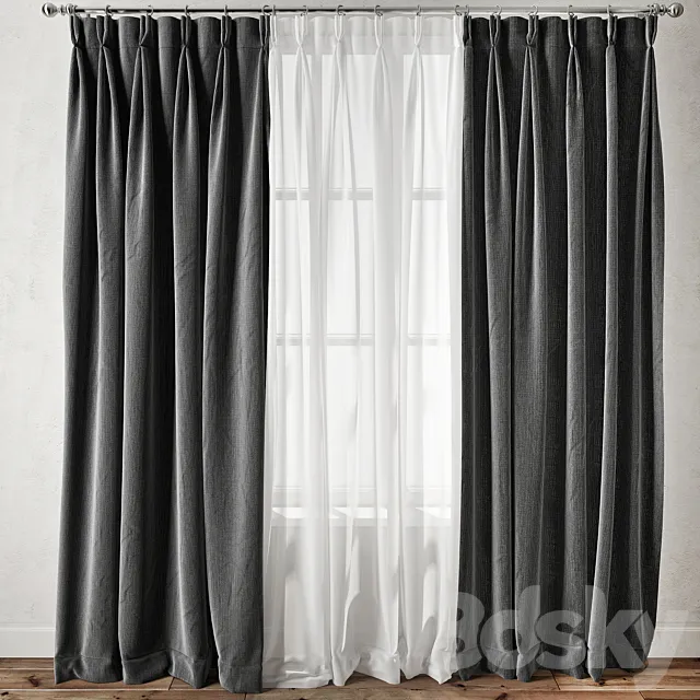 Curtain 102 3DModel Curtain 102 3DModel