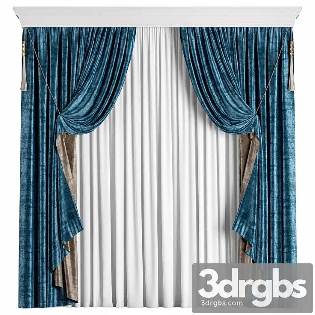 Curtain 1021 3D Model Download