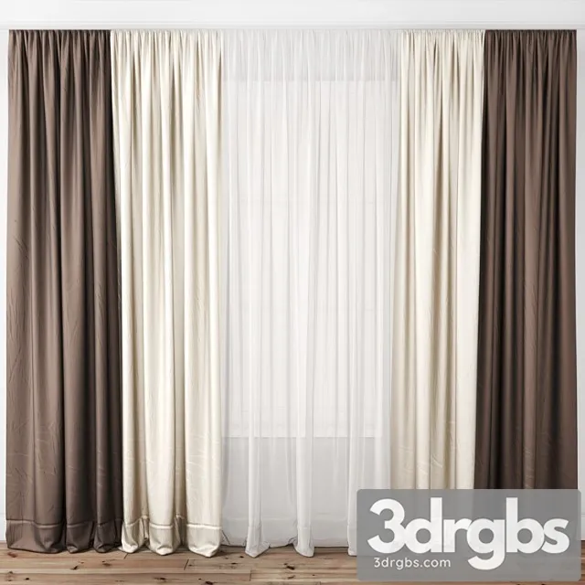 Curtain 103 3D Model Download