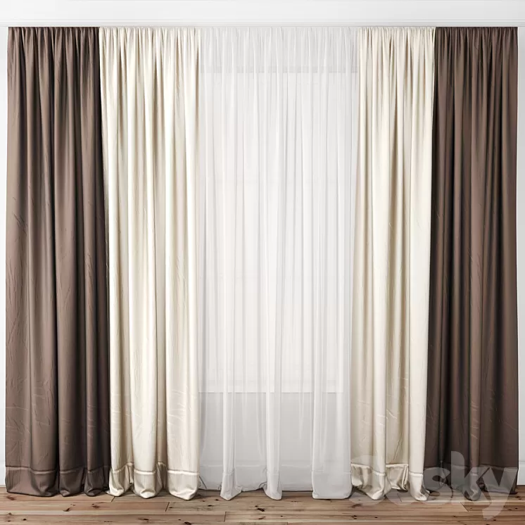 Curtain 103 3D Model