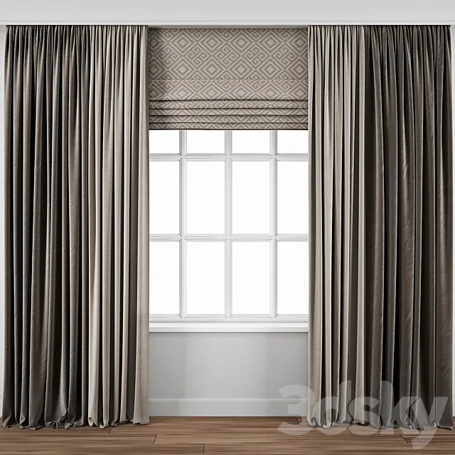 Curtain 104 3DModel Curtain 104 3DModel