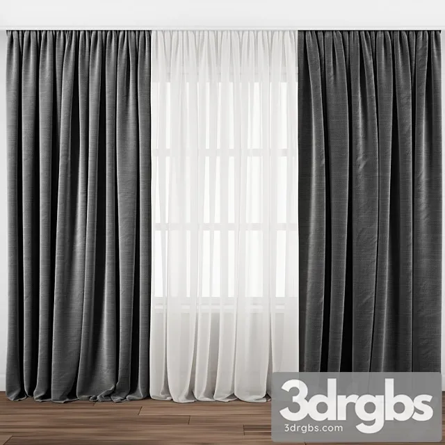 Curtain 105 3D Model Download
