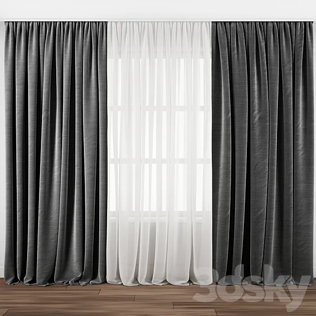 Curtain 105 3DModel Curtain 105 3DModel