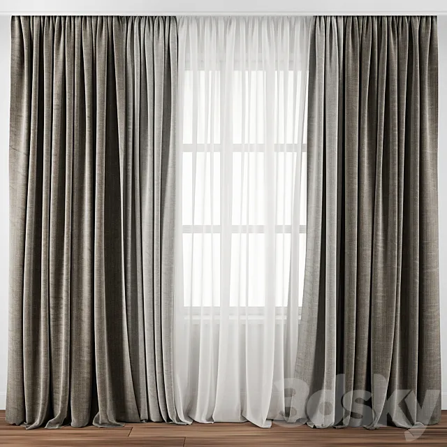 Curtain 106 3D Model Curtain 106 3D Model