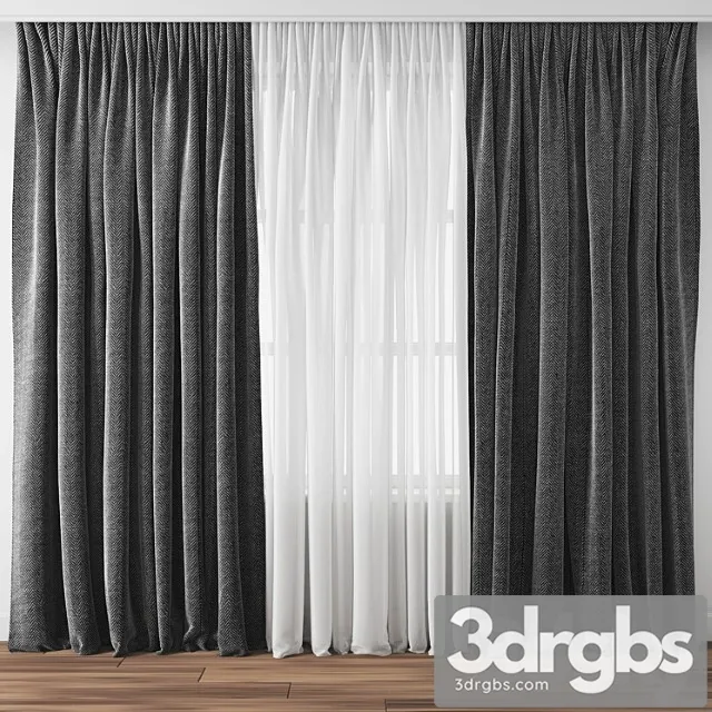 Curtain 108 2 3D Model Download