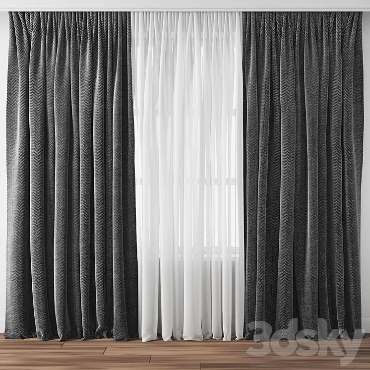 Curtain 108 3D Model