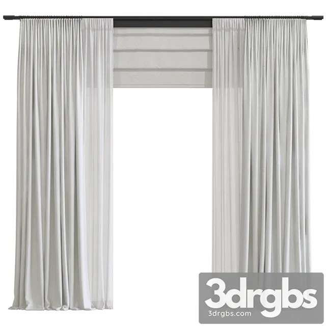 Curtain 110 3 3D Model Download