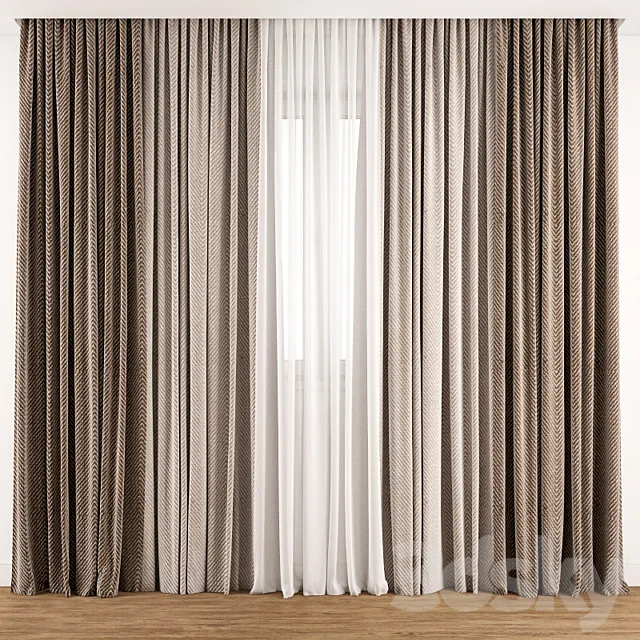 Curtain 114 3D Model Curtain 114 3D Model