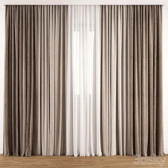 Curtain 114 3D Model