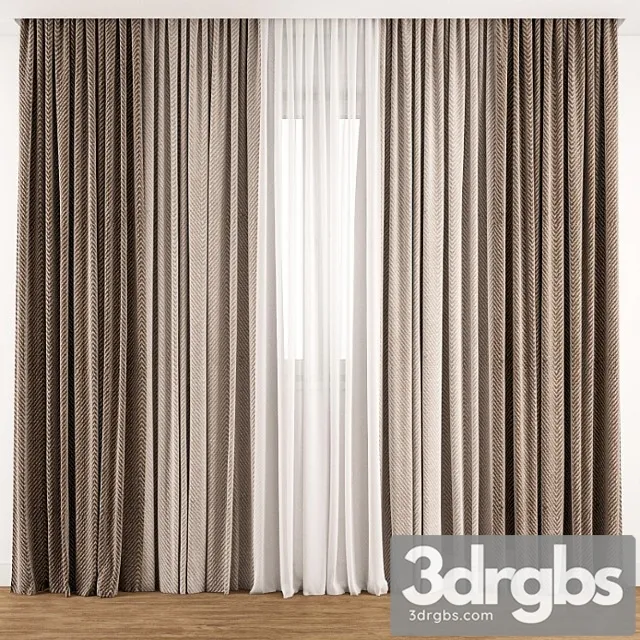Curtain 114_2 3D Model Download
