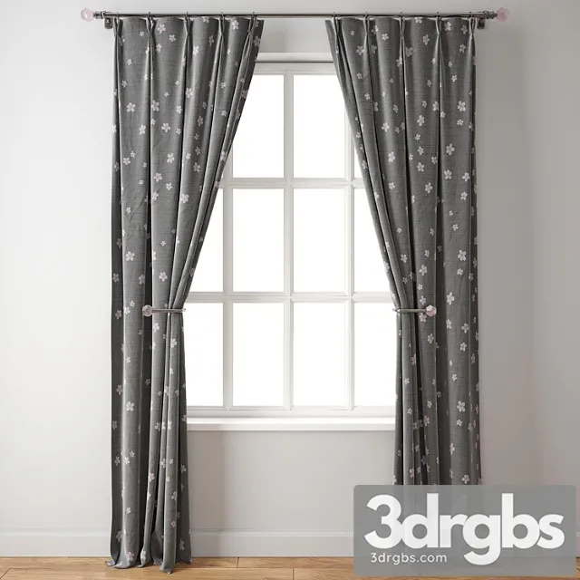 Curtain 117 3D Model Download