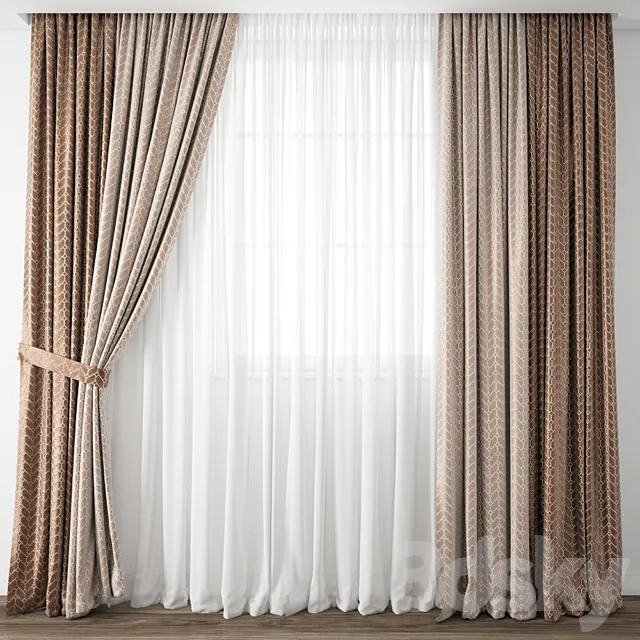 Curtain 118 3D Model Curtain 118 3D Model