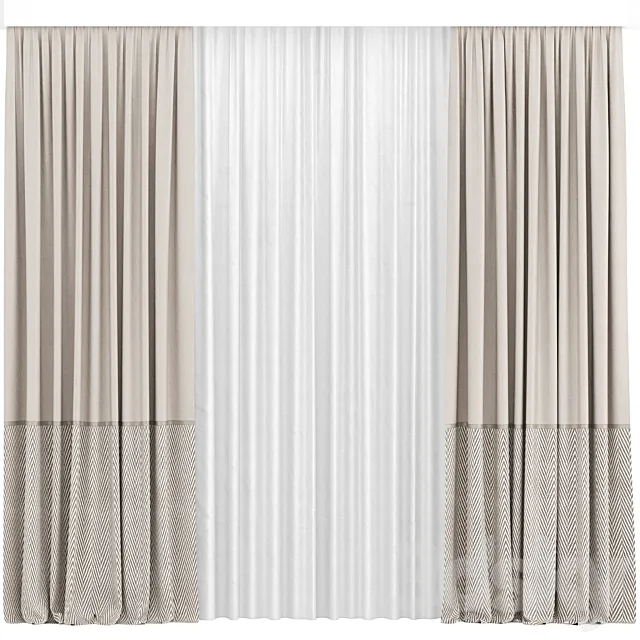 Curtain 11_ Curtains 3D Model Curtain 11_ Curtains 3D Model