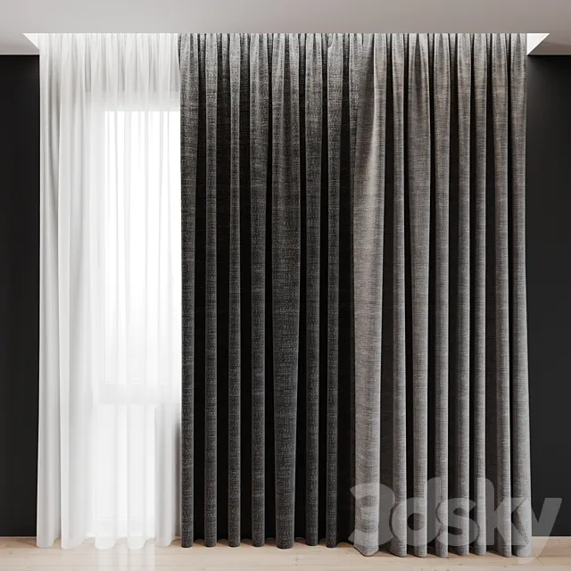 curtain 12 3D Model curtain 12 3D Model