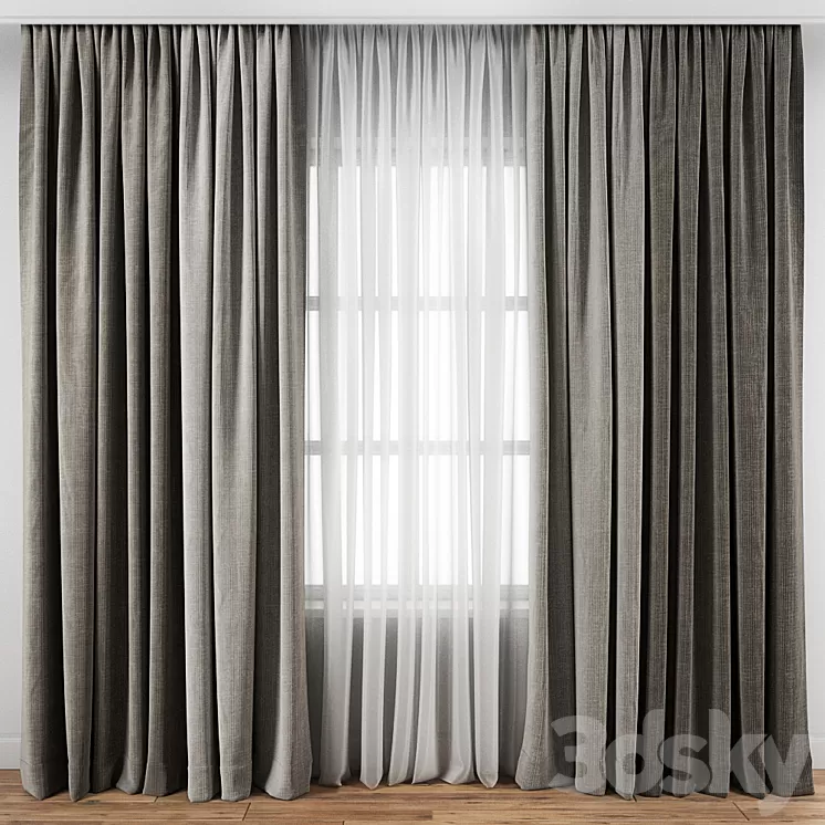 Curtain 120 3D Model Curtain 120 3D Model