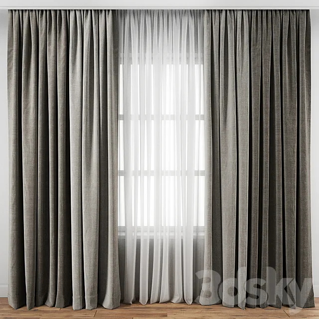 Curtain 120 3DModel Curtain 120 3DModel