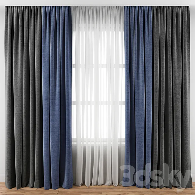 Curtain 121 3D Model Curtain 121 3D Model