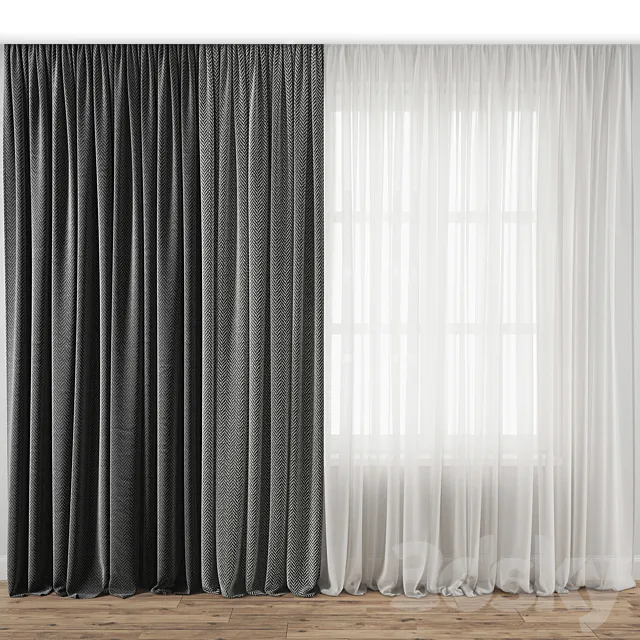 Curtain 123 3DModel Curtain 123 3DModel