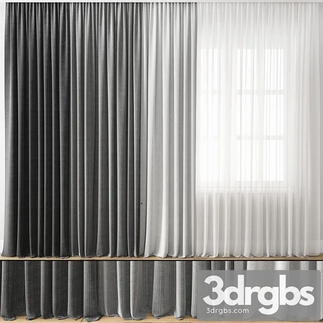 Curtain 125 3D Model Download