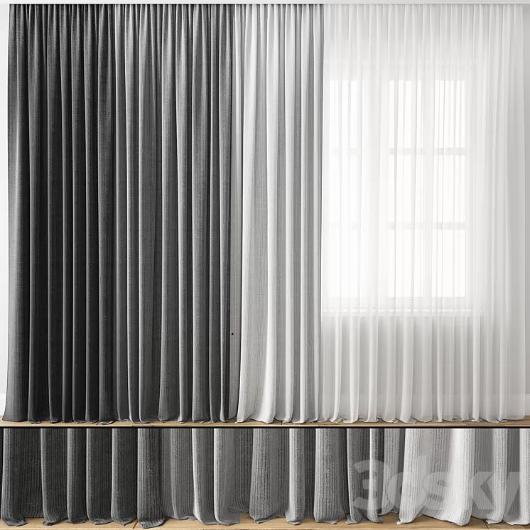 Curtain 125 3D Model Curtain 125 3D Model
